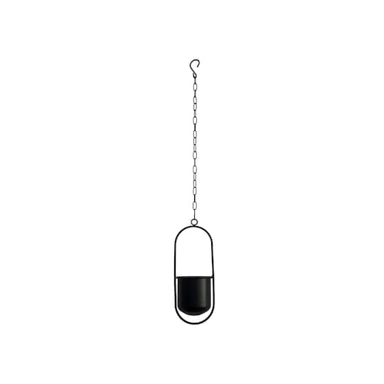 11&#x22; Black Metal Hanging Container by Ashland&#xAE;